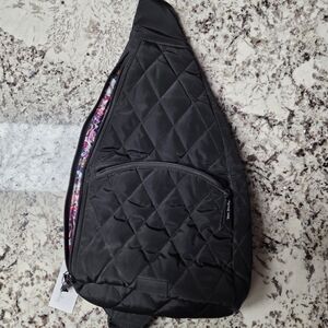 Vera Bradley Black Quilted Backpack
